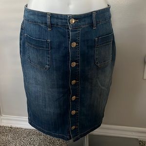 Chico denim skirt size 0